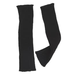 Winter Women's Knitted Fingerless Arm Sleeves Gothic Style Striped Arm Warmers Girls Harajuku Y2K Fashion Wrist Gloves