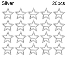 20pcs Newest 3.5mm Mini Ultra-small Star Tri-glide Belt Buckle Doll Bags Buckles Diy Doll Buttons Shoes Accessories