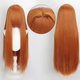 100cm Colourful Wig Long Staight Cosplay Anime Costume Party Wigs Synthetic Heat Resistant Wig