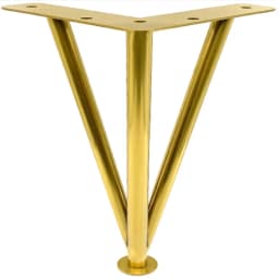 1PC 20cm-40cm Gold Iron Table Legs Metal Hardware Furniture Foot Stainless Steel Adjustable Tilt Cabinet
