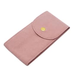 Portable Watch Bag Gift Shock-proof Press Button Short Velvet Snap Design Jewelry Box Watch Packing Pouch