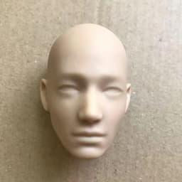 MENGF FR Color Bald Doll Heads Small Defectives With Black Dots Doll Heads Japan White Pink Beige Hungarian Latin Skin Doll Part