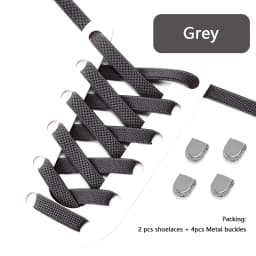 1 Pair New No Tie Shoe Laces Flat Elastic Shoelaces Quick Safety Kids Adult Shoelace Outdoor Leisure Sneakers Shoe Accessories