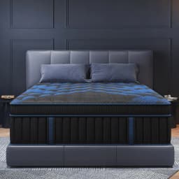 Hybrid Mattress Queen Double King Single Memory Foam Medium Firm 25cm Thick