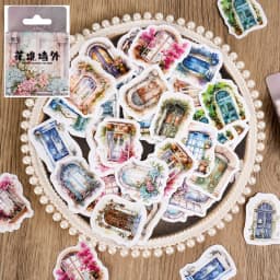 46pcs/30pcs/box Cute Strawberry Fresh Fruit Plants Florals Coffee Theme Magician Diary Journaling DIY Creative Seal Stickers