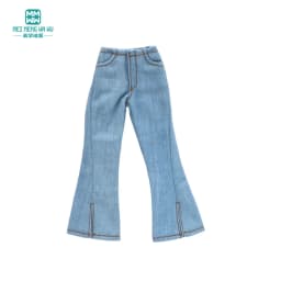 28-30cm Blyth Doll Clothes Azone OB 24 Fashion Leather Jackets Jeans Flared Pants Tube Top Accessories Girls Gift Toys