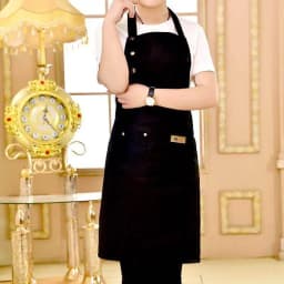 Custom Company Shop LOGO Kitchen Aprons For Woman Men Chef Work Grill Restaurant Bar Shop Cafes Beauty Nails Studios Uniform