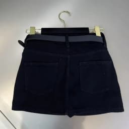 Y2k Hip Flange Wrapped A-line Skirt for women Denim Short Skirt Harajuku Streetwear Leisure Women High Waisted Self skirts