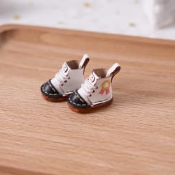 Round Toe OB11 Doll Shoes High Top Cowhide Leather Ankle Boots Lace Up Boots For YMY, Obitsu11,Body9, Gsc, Ddf, 1/12bjd Doll