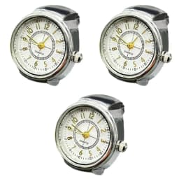 Creative Alloy Shell New Hot Selling Finger Circular Arabic Numeral Scale Dial Couple Men's And Women's Ring Watch