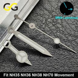 28.5mm Carbon Fiber Texture Watch Dial BGW9 C3 Hands Luminous Date Window Dial For NH34 NH35 2824 Movement Watch Accessories