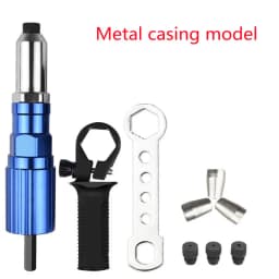 Electric Rivet Gun 2.4mm-4.8mm Rivet Nut Gun Drill Adapter Cordless Riveting Tool Insert Nut Pull Rivet Tool