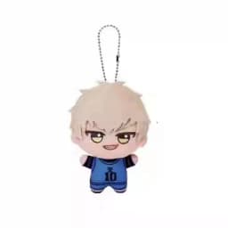 New Anime Blue Lock Hiori You Isagi Yoichi Cosplay Plush Doll Fluffy Maumet Pendant Puppet Keychain Keyring Charm Custom Gifts