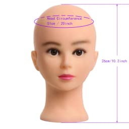 New Mannequin Head Wig Stand With Adjustable Wig Tripod Stand Holder For Wigs Making Display With T Pins /Wig Cap For Free Gift