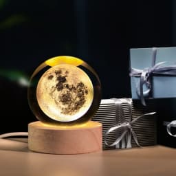 GGbingo LED Night Light Milky Way Galaxy Solar System Crystal Ball Night Lamp Bedroom Ambient Light Creative Gift Night Light