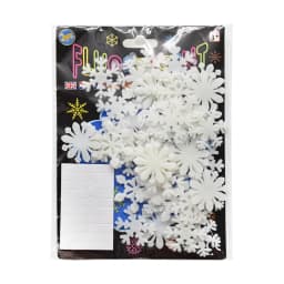 50Pcs Luminous Snowflake Wall Stickers Glow In The Dark Decal for Kids Baby Rooms Bedroom Christmas Home Decoration Navidad 2024