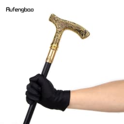 Gold Luxury Eagle Handle Walking Cane Fashion Decorative Walking Stick Gentleman Elegant Cosplay Cane Knob Crosier 90cm