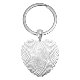 Personalized Custom Crystal Peach Heart Keychain Cabochon Pendant Key Ring Baby/Mom/Dad /Couple/Family Gathering Souvenir Gift