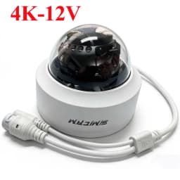 Ultra HD 4K Surveillance Camera POE Dome IP Onvif Audio 48V POE/DC 12V 4MP/5MP/8MP Night Vision CCTV Security Camera For NVR