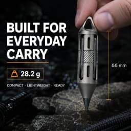 Titanium Alloy Mini Pen Screwdriver Portable Outdoor Camping Multi-functional Gear Pocket Tools EDC