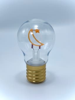 A70 Rechargeable Light Bulb Modeling Plasti Dimmable Creative Decorative Lamp Holiday Wedding Christmas Decor For Pendant Lamp