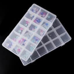 1pcs Transparent Plastic Storage Box Multifunctional Jewelry Box For Jewelry Organizer Storage Small Item Supplies Container Box