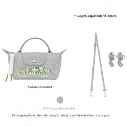 Havredeluxe Suitable for Longchamp mini dumpling bag shoulder strap crossbody strap replacement accessories