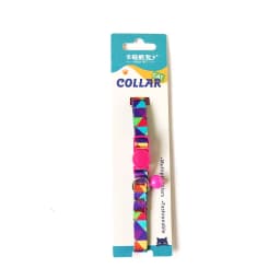 1Pc Colorful Cute Bell Collar Adjustable Buckle Cat Collar Pet Supplies Footprint Personalized Kitten Collar Small Dog Accessory