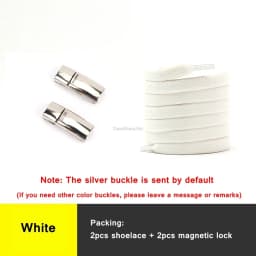 New Magnetic Lock No Tie Shoe Laces Elastic ShoelacesFor Sneake Without Ties Shoelace on Magnets Kids Adult Boots Sneakers Laces