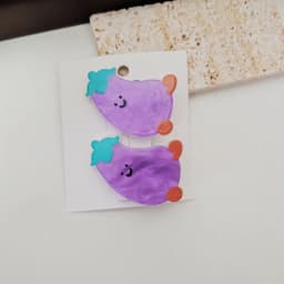 2pc Lovely Cartoon Cherry Fruit Cute Hair Side Clips Hairpin for Women Girls Korean Hair Accessories Ornament