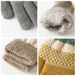 KayCrowne New Full Finger Touch Screen Gloves For Winter Grace Thick Warm Cycling Acrylic Skiing Riding Women Knitted Gloves Men