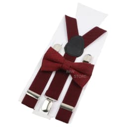 Adjustable Elastic Leather Suspenders Bowtie Set Men Women Sage Green Braces Straps For Wedding Y-Back Shirt Accessories Gift