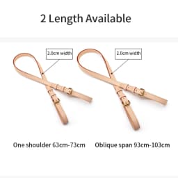 CRAZYSMITH Leather Shoulder Bag Strap for LV Noe Straps 100% Genuine Replacement Adjustable Purse Long Belts Bag Accessories