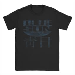 Men Blue Sun Logo Firefly Serenity T Shirts Cotton Tops Leisure Short Sleeve Round Collar Tees Gift Idea T-Shirt