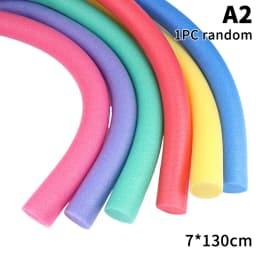 1Pc Random Color Swimming Pool Foam Noodle Float Aid Swim Noodles Ring Buoyancy Stick 65×1500mm; 70×1300mm; 75×1500mm; 60×1500mm