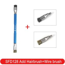 Ansiki SFD128 Hard Brush for Mobile Phone Motherboard Repair, Mainly Used for IC Pad Cleaning and Soldering Oil Cleaning.