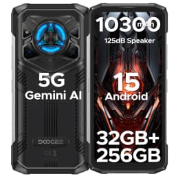 DOOGEE Blade20 Play 5G Rugged Phone 32GB RAM + 256GB ROM 6.6'' Display 10300mAh Battery 125dB Speaker 50MP Gemini AI Smartphone