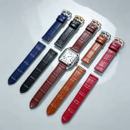 15mm 17mm 18mm 20mm Quick Release Genuine Cowhide Leather Watch Strap For Cartier Santos Dumont Tank London series Unisex