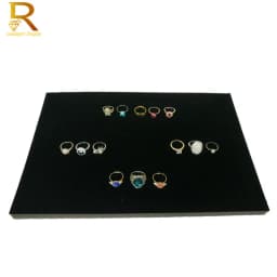 1pc Velvet Earring Jewelry Holder Soft Sponge Stud Organizer Store Counter Jewelry Pad Raiser Ring Storage Display Stand Sheet