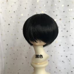 Doll's Wig for 1/3 1/4 1/6 1/8 Male Female Bjd Doll Wolf Tail Type Short Hair Diy Girl Toys Dress Up Doll Accessories, No Doll
