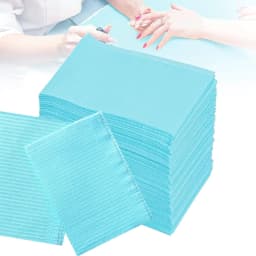 20Pcs Disposable Nail Art Table Towel 13"x18" - 3 Ply Tattoo Bib Sheet for Patients Dentist or Medical Tray Cover and Nail Table