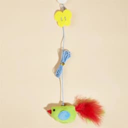 Swinging On The Swing Hanging The Door Cat Teaser Stick Elastic Rope Extendable Cat Toy