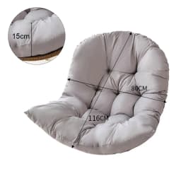 Hanging egg shaped swing chair seat cushion thickening Hanging egg chair replacement seat cushion cushion