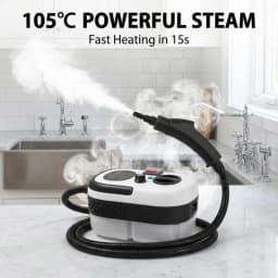Powerful 2500W Handheld High Temp Steam Cleaner Pressurized Steam Cleaning Machine Chemical Free Sterilizer for Range Hood AC Ca