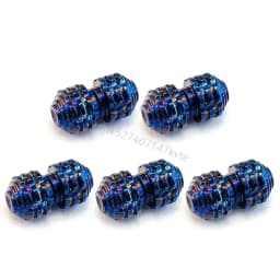 High Strength Titaniums Damascus Fold Knivies Thumb Studs Push Pin for 4MM Knivies Hole Lightweight Durability Tool R9CA