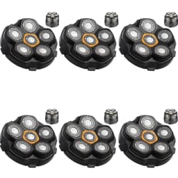 For Magnetic 6 Blade Head Shaver Replacement Heads for DOAO JoyKoi Solimpia Singphere AEXIRI Head Shaver