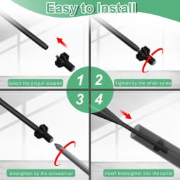 Rifle Laser Bore Sight Scope Laser Boresighter Caliber .22 to .78 Laser Collimador