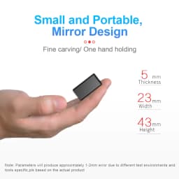 4-64GB Tiny Digtal Voice Recorder Espia Mini Sound Portable Voice Activated Dictaphone Noise Reduce Recording MP3 Player