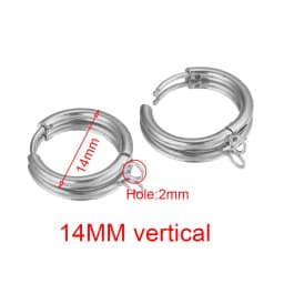 10pcs Stainless Steel Gold Earring Hooks earrings making with Loop Round Ear Post with Open Jump Ring for DIY Jewelry Components