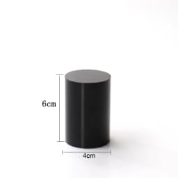 Black Solid Cylinder Acrylic Perspex Display Block Stand Ring Earring Necklace Holder Organizer Jewelry Counter Add Height Riser